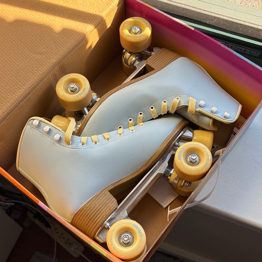 Impala Quad Skates - Sky Blue/Yellow